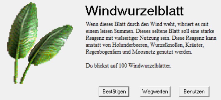 Windwurzelblatt